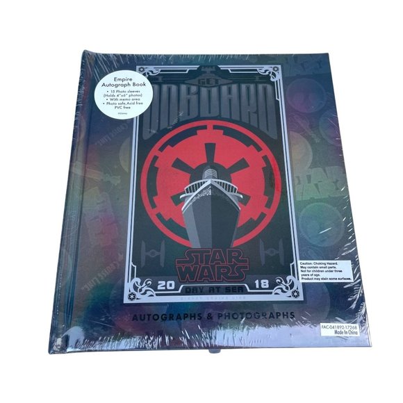 Disney Cruise 2018 Star Wars Day at Sea Empire Rebel Autograph Photograph Book - Picture 3 of 3